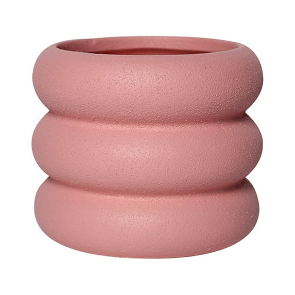 Yuedong Succulent Planter Creative Circle Stacking Flower Pots Flowerpot Nordic INS Style Morandi Ceramic Flowerpots