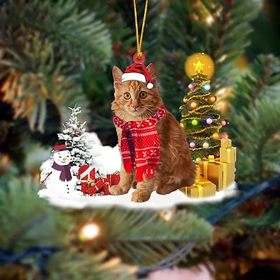 Yuege Christmas Ornament Lovely Tree Gift Ornament Christmas Tree Hanging Party Decor,S