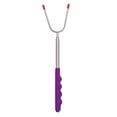 thumbnail image 1 of Yuehao Barbecue Fork Stainless Steel 115cmTelescopic Barbecue Fork U Shaped Barbecue Needle Outdoor Bbq Chicken Hot Dog Barbecue Stick, 1 of 2