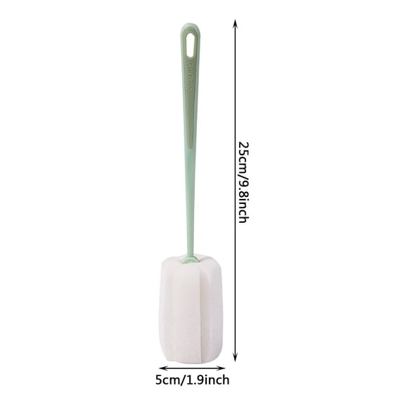 Yuehao Cleaning Brush, Bottle Soft Brush, 1Pc Sponge Long Handle Cleaning Brush Household Kitchen Cleaning Brush Cup Brush