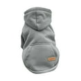 thumbnail image 1 of Yuehao Dog Clothes for Small Dogs, Small Dog Sweater, Fall Warm Dogs Boy Clothes Sweater Medium Puppy with Pocket Fleece for Small Dog Girl Winter Hoodie Pet Clothes Grey, 1 of 2