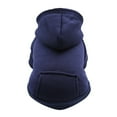 thumbnail image 1 of Yuehao Dog Sweaters, Pet Supplies, Dog Hoodie with Pocket, Fall Winter Warm Fleece Sweater Puppy Clothes for Small Dogs, Navy L, 1 of 8