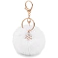 thumbnail image 1 of Yuehao Key Chain, Key Holder, Modern Fashion Artificial Ball Keychain Furry Accessory Bag Or Car Pendant, 1 of 3