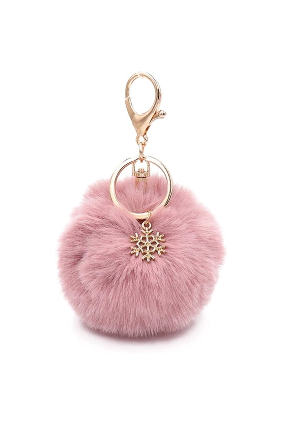 Key Chain, Key Holder, Modern Fashion Artificial Ball Keychain Furry Accessory Bag Or Car Pendant