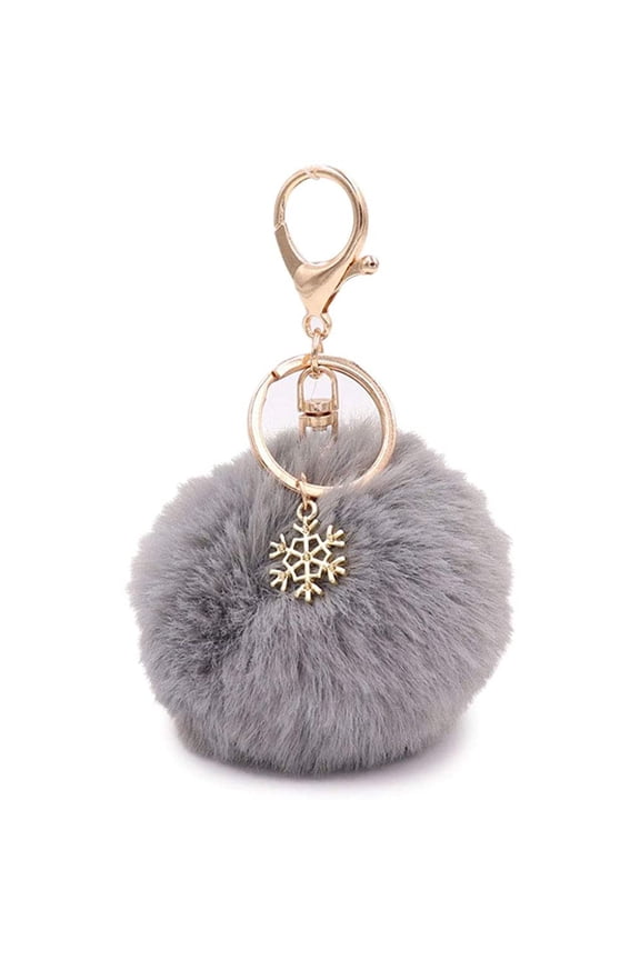 Key Chain, Key Holder, Modern Fashion Artificial Ball Keychain Furry Accessory Bag Or Car Pendant