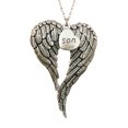 thumbnail image 1 of Yuehao Necklaces for Women, Gifts for Women, Part of My Heart Is In Christmas Memorial Angel Wing Ornament Pendant Son, 1 of 4