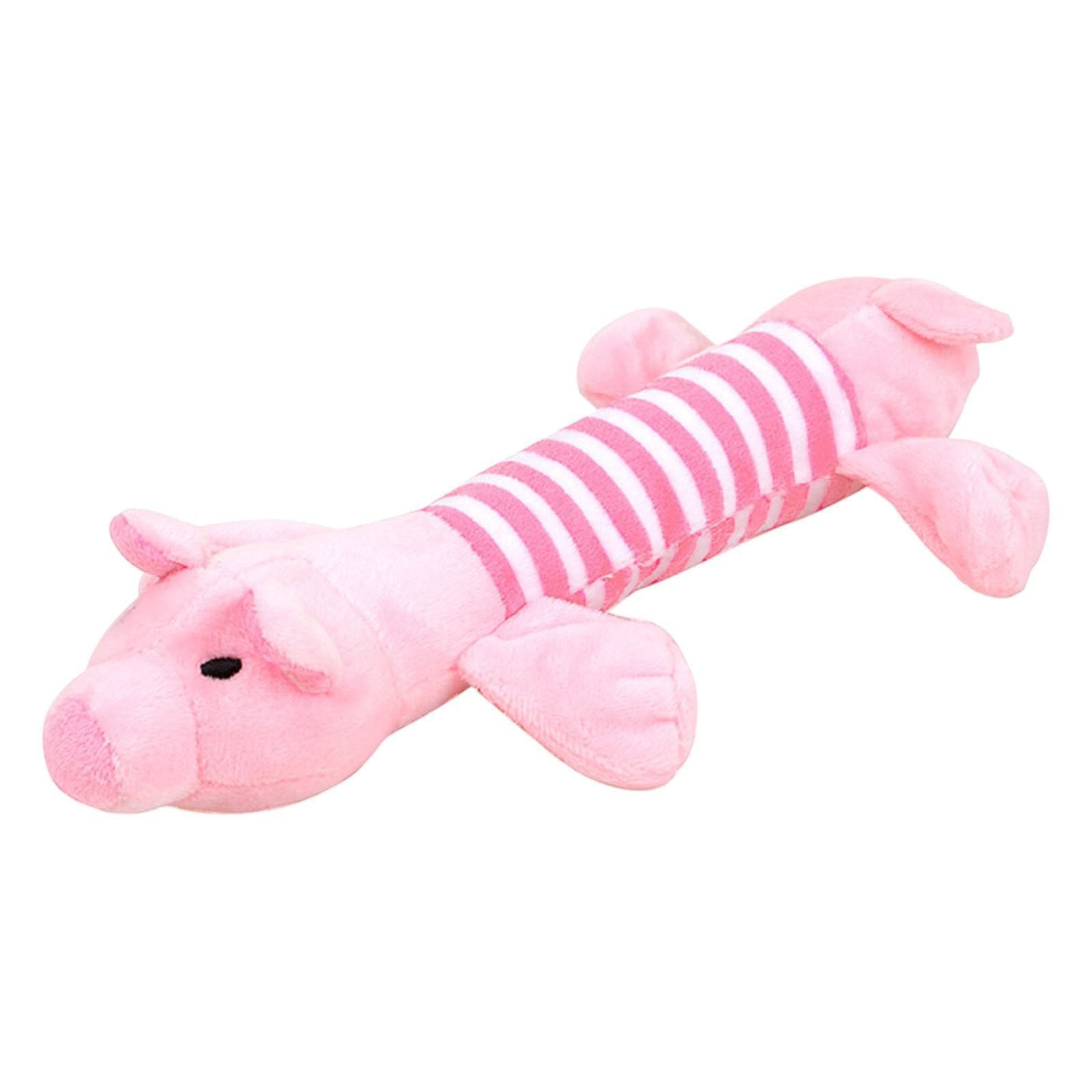 Yuehao Pet Supplies Dog Molar Striped Elephant Sounding Toy Teddy Puppy Large Dog Pet Plush Toy