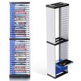 thumbnail image 1 of Yuehuam Video Game Storage Stand Tower for PS5/ PS4/ PS3/ Xbox Series S, Universal Game Disc Holder Vertical Stand Organizer Tower, 1 of 10