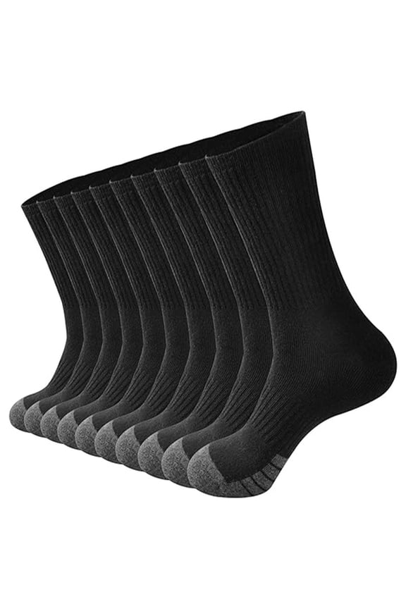 5 Pairs Basketball Socks for Men Athletic Mid-Calf Socks for boy(mothers day gifts)