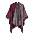 thumbnail image 1 of Yuelianxi Women's Plaid Printed Shawl Fashionable Warm Soft Cardigans Scarf Christmas Gift Double Sided Thickened Shawl, 1 of 4