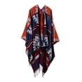 thumbnail image 1 of Yuelianxi Women's Printed Shawl Fashionable Warm Soft Cardigans Scarf Christmas Gift Double Sided Thickened Shawl, 1 of 2