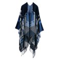 thumbnail image 1 of Yuelianxi Women's Printed Shawl Fashionable Warm Soft Cardigans Scarf Christmas Gift Double Sided Thickened Shawl, 1 of 2