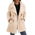 thumbnail image 1 of Yuemengxuan Female Stylish Solid Color Turn-Down Collar Long Sleeve Overcoat with Pockets, 1 of 6