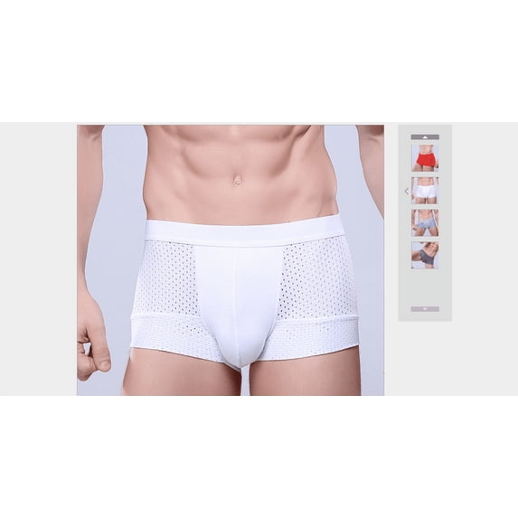Yuemengxuan Men Boxer Briefs, Bulge Pouch Underpants, Breathable Popular Underwear