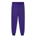 thumbnail image 1 of Yuemengxuan Men Solid Color Long Sweatpants, Loose Fit Drawstring Waist Trousers with Pockets, 1 of 3