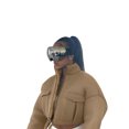 thumbnail image 1 of Yuemengxuan Women Casual Zip Up Long Sleeve Stand Collar Drawstring Pocket Crop Jacket, 1 of 3