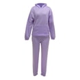 thumbnail image 1 of Yuemengxuan Women Fashionable Clothes Set, Solid Color Pullover and Elastic Waist Pants, 1 of 5