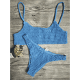 thumbnail image 1 of Yuemengxuan Women Fashionable Pleated Swimwear Separated Two Pieces Bathing Suit Bikinis, 1 of 8