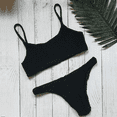 thumbnail image 1 of Yuemengxuan Women Fashionable Pleated Swimwear Separated Two Pieces Bathing Suit Bikinis, 1 of 7