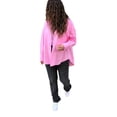 thumbnail image 1 of Yuemengxuan Women Irregular Button-down Solid Color Long Sleeve Turn-down Collar Shirt, 1 of 6