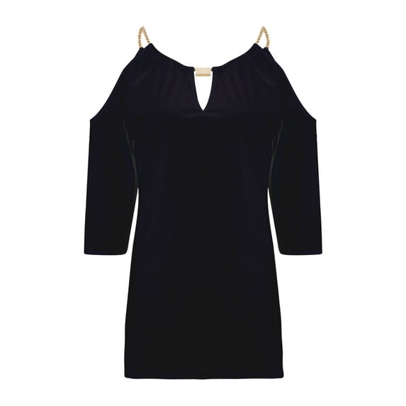 Yuemengxuan Women’s Fashionable Solid Color Off-shoulder V-neck Half Sleeve Pullover T-shirt