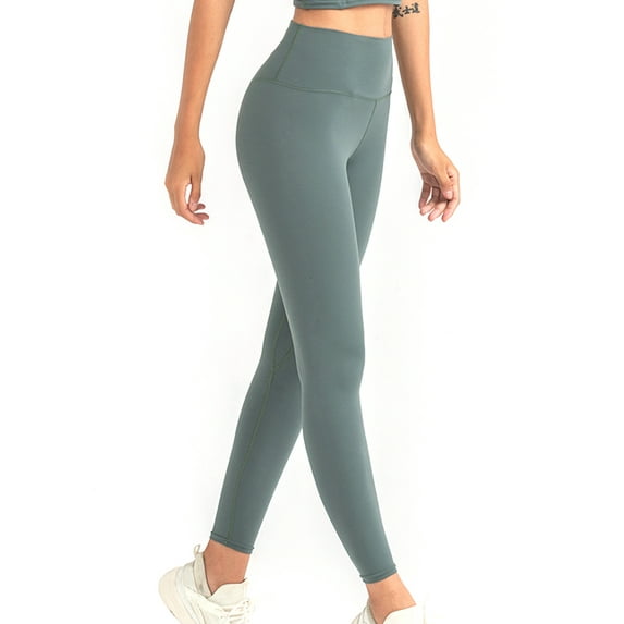 Yuemengxuan Women's Solid Color Slimming Yoga Pants, High Waist Long Pants with Back Mesh