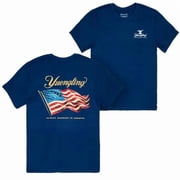 Yuengling 898297-2xlarge All American Flag Front & Back Print T-Shirt - Navy - 2XL
