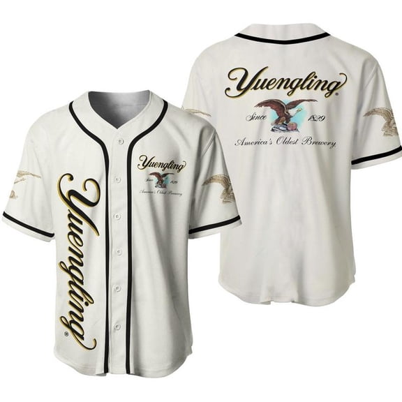 Yuengling Baseball Jersey Beer Lovers Baseball Jersey Gift For Him For Her Button Down Jer