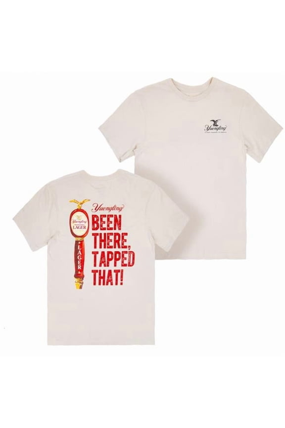 898304-xlarge Been There, Tapped That Front & Back Print T-Shirt - Beige - Extra Large