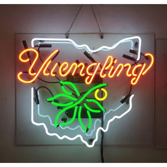 Yuengling Lager Neon Sign, Neon Beer Signs For Wall Decor, Neon Bar Signs Beer Bar Pub Store Restaurant Decor Neon Light 19x15