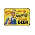 thumbnail image 1 of Yuengling's Pottsville Beer Vintage Look Reproduction metal sign SIZE: 8" x 12", 1 of 4