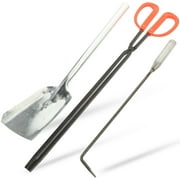 Yueyihe 1 Set of Fireplace Tools Fireplace Shovel Fire-poker and Fire Hook Fireplace Supplies