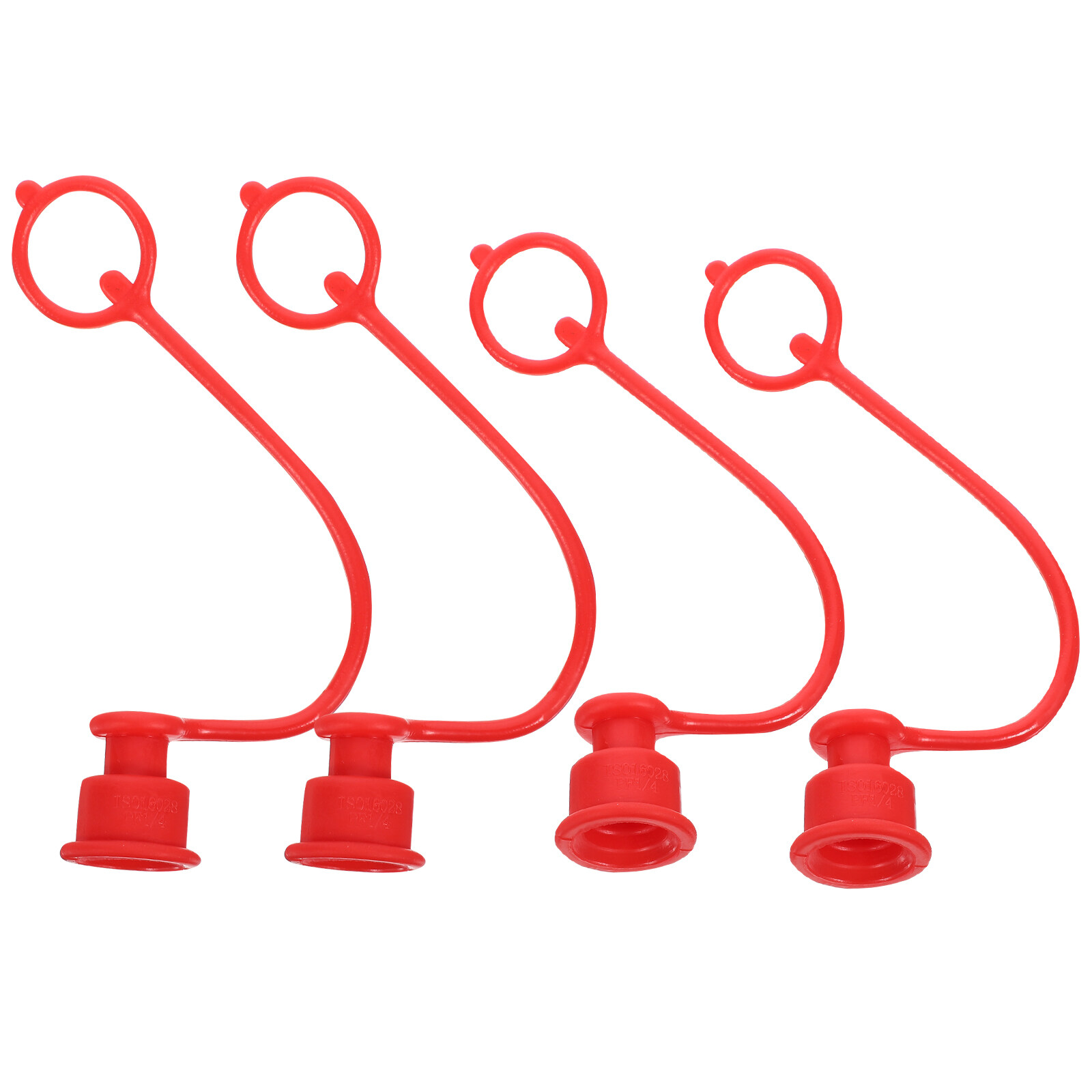 Yueyihe 4pcs Hydraulic Quick Coupling Dust Caps Quick Connector Coupler