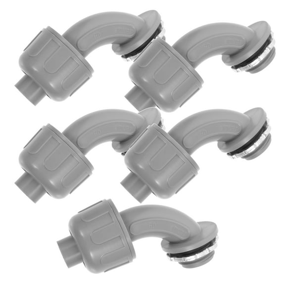 FESTFENDS Cable Conduit Pipe PVC 5Pcs For Outdoor Lighting Sealing