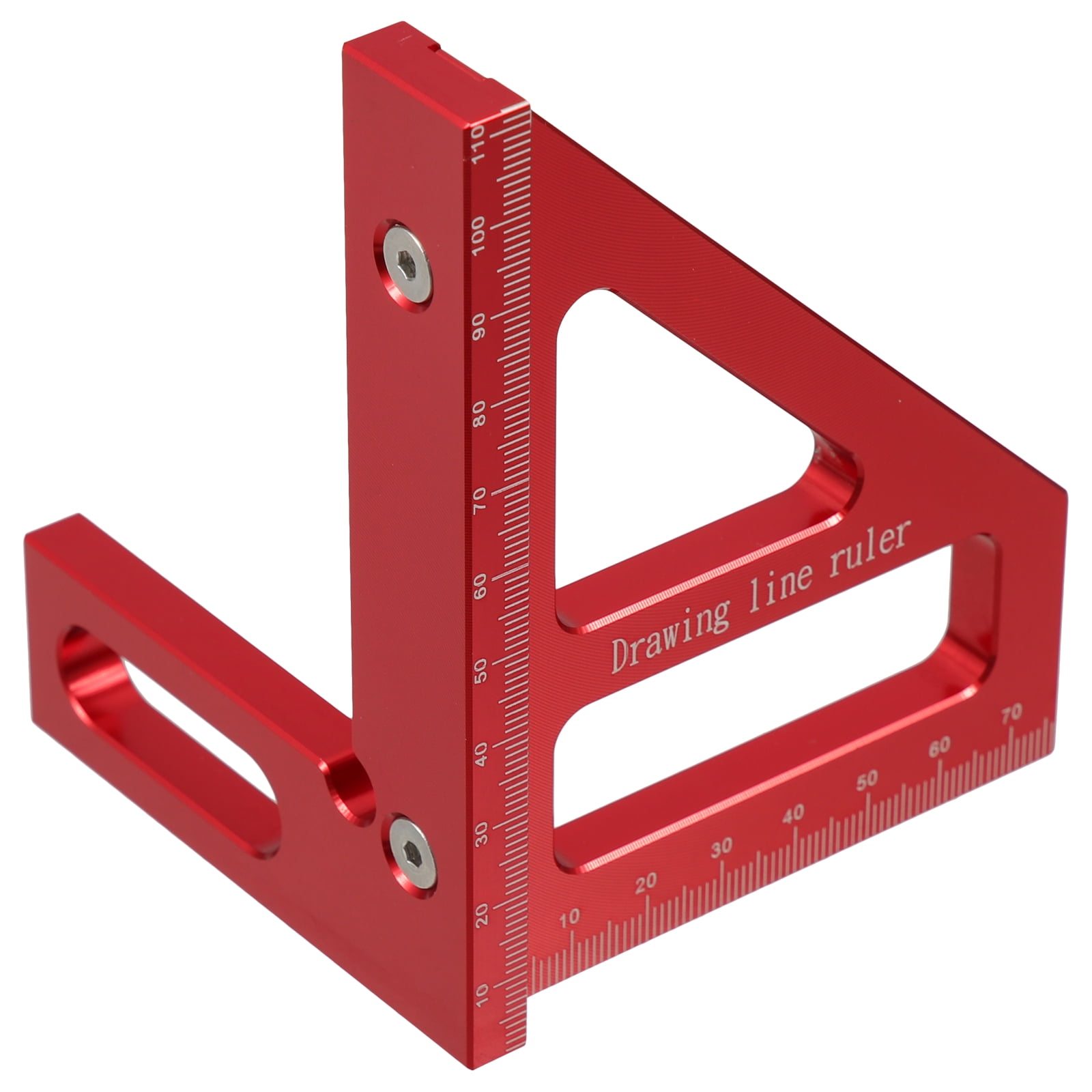 Yueyihe Carpentry Ruler Metal Square Woodpeckers Tools Engineer Supergage Shape and Outline Woodworking Scriber