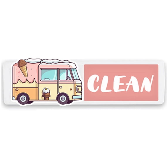 Yueyihe Dishwasher Magnet Clean Dirty Sign Dishwasher Magnet Sign Indicator Clean Dirty Magnetic Sign