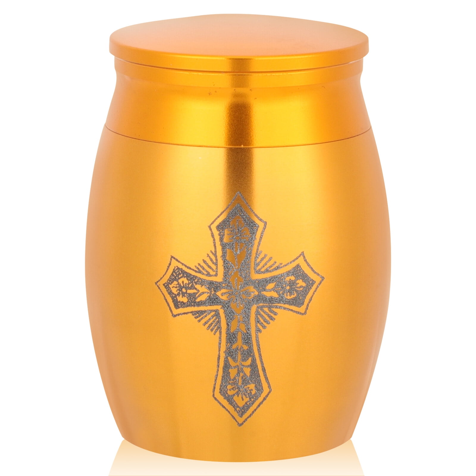 Yueyihe Small Ashes Urn Cremation Ashes Urn Stainless Steel Cross ...