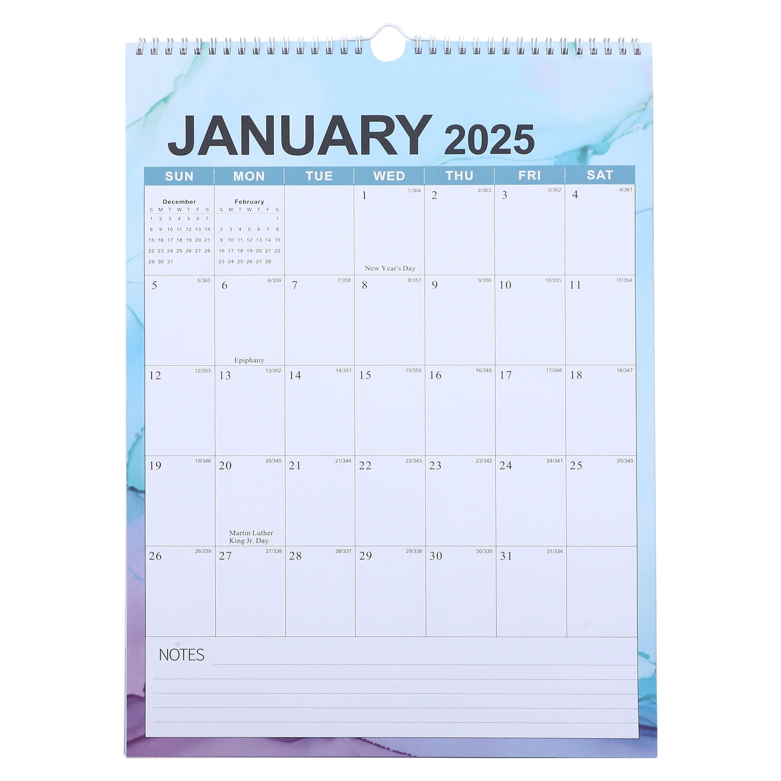 Yueyihe Wall Calendar 20242025 Hanging Calendar English Wall Calendar