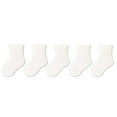 thumbnail image 1 of SwiftWear 5 Pack Baby and Toddler Cotton Socks Unisex Kids Ankle Socks Breathable Solid Color Socks, 1 of 3