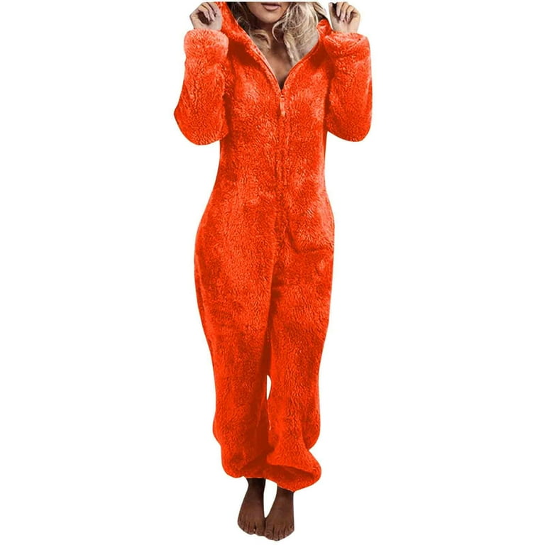 SwiftWear Adult Onesie Pajamas Furry Fleece PJs Flannel One Piece