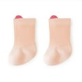 thumbnail image 1 of SwiftWear Baby Girl/Boy Crew Socks Unisex Toddler Cotton Socks Soft Solid Color Short Socks, Pink, 1 of 3