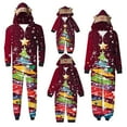 thumbnail image 1 of SwiftWear Christmas Pajamas for Family Matching Christmas Onesie for Baby Boy & Girl Hooded One Piece Pjs Holiday Sleepwear, 1 of 5