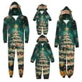 thumbnail image 1 of SwiftWear Christmas Pajamas for Family Matching Pjs Set Zipper Christmas Onesie for Kids Holiday Xmas Hooded Homewear, 1 of 1