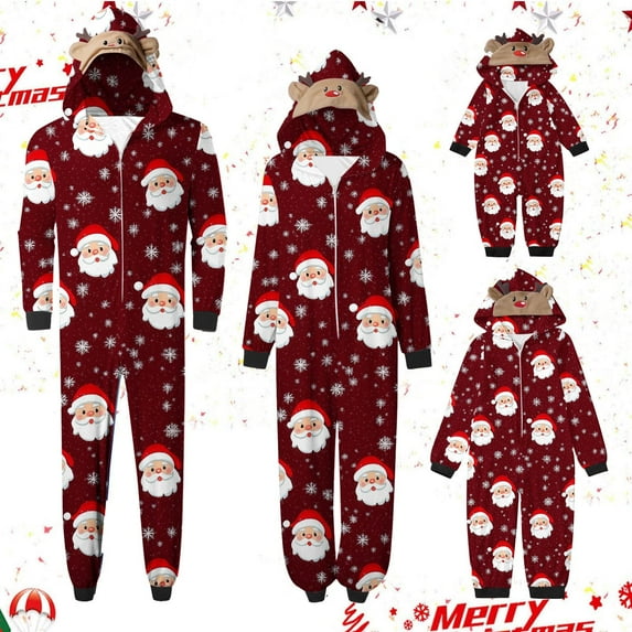 SwiftWear Family Christmas Pajamas Matching Sets Holiday Christmas Pjs Jammies for Adults Baby Kids Soft Santa Sleepwear