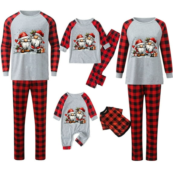SwiftWear Family Christmas Pjs Matching Sets Baby Christmas Matching Jammies for Adults and Kids Holiday Xmas Sleepwear