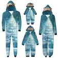 thumbnail image 1 of SwiftWear Family Matching Christmas Onesie, Cute Holiday Reindeer Print One Piece Pajamas, Hooded Xmas Sleepwear Jumpsuit, 1 of 3