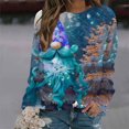 thumbnail image 1 of Yufatyle Hoodless Sweatshirts for Women Cute Christmas Print Pullover Shirts Long Sleeve Crewneck Tops for Women M, 1 of 5