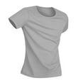 thumbnail image 1 of SwiftWear Men Polyester Short Sleeve Round Neck Casual Mens T Shirts Gray L, 1 of 8