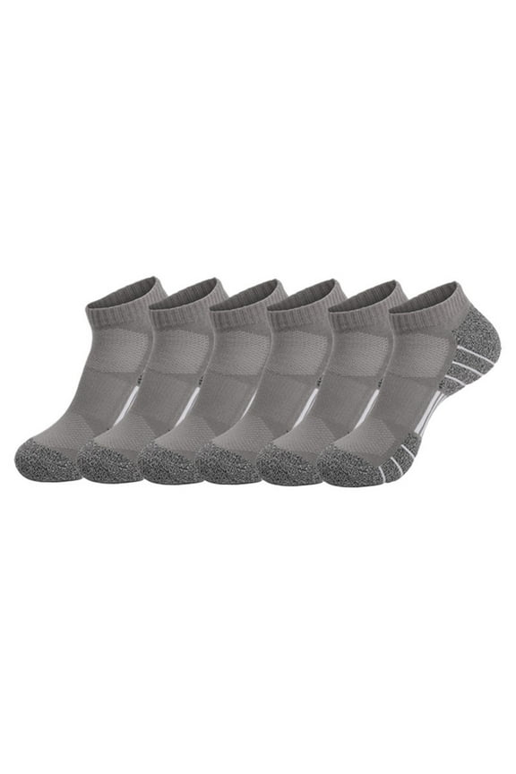 Men's Ankle Athletic Running Socks Moisture Wicking Cushioned Short Socks for Men Cotton Sports Socks 3 Pairs