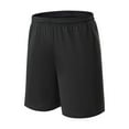 thumbnail image 1 of SwiftWear Men's Colorblocked Basketball Shorts for Men Drawstring Elastic Waist Workout Shorts Pockets Stretchy Running Shorts L, 1 of 6